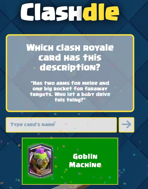Clashdle Description Mode