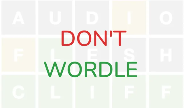 Don't Wordle