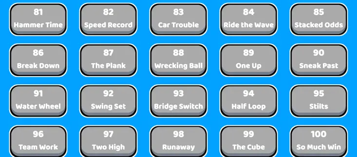 Drive Mad Menus
