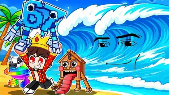Escape Tsunami - Save and Steal Brainrot