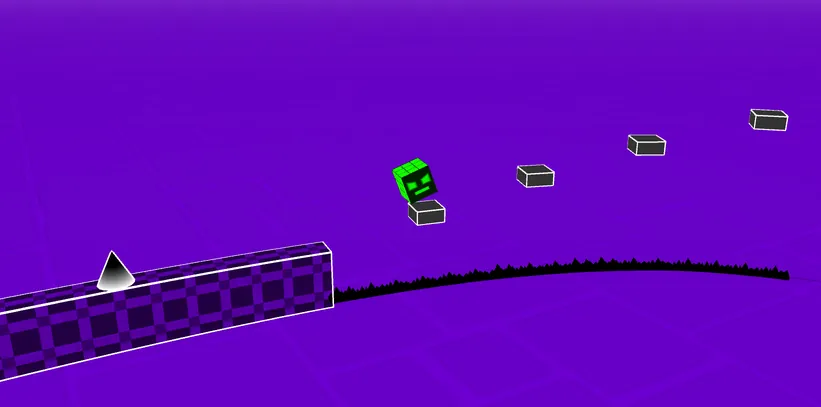 Geometry Dash 3D Screenshot