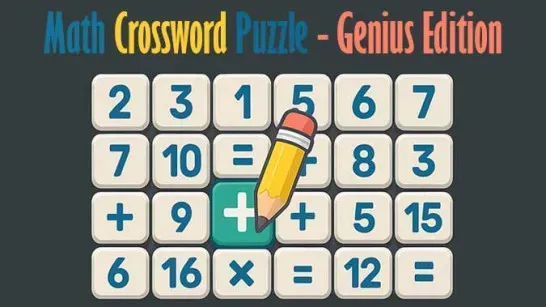 Math Crossword Puzzle - Genius Edition