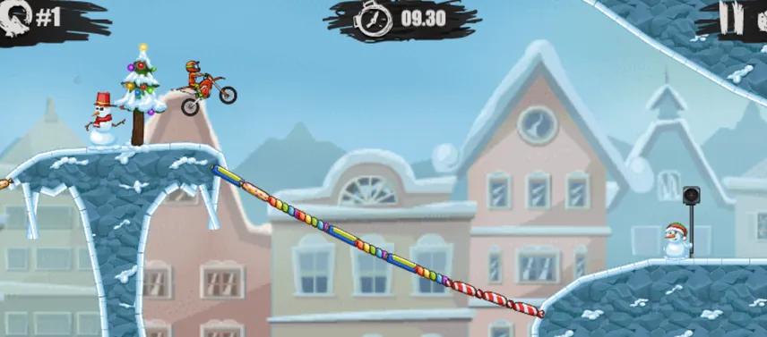 Moto X3M Winter Screenshot
