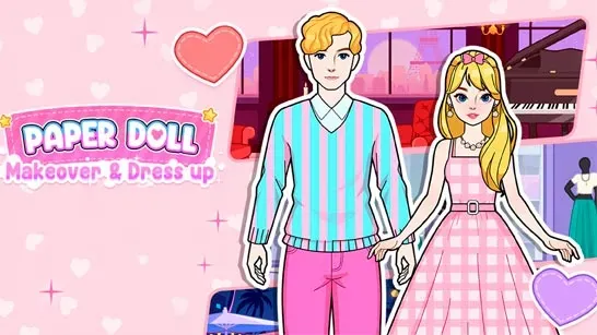 Paper Doll Makeover & Dress Up